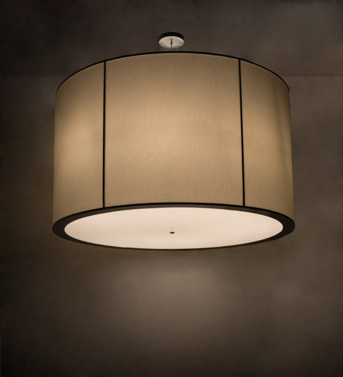 Meyda 72" Wide Cilindro Textrene Pendant '169104