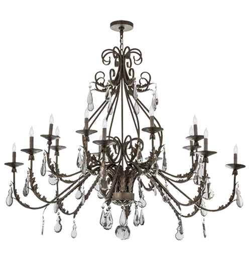 Meyda 60"W French Elegance 16 LT Chandelier- 169173