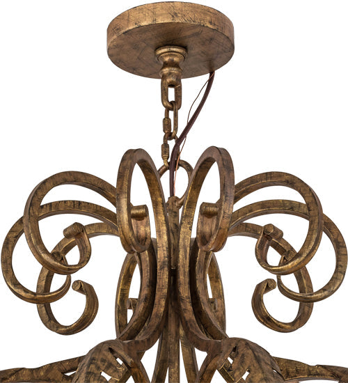 Meyda 48"w Josephine 10 Lt Chandelier- 169309