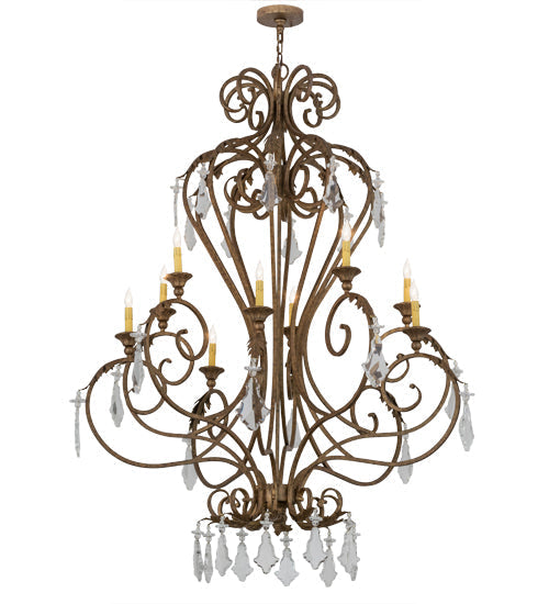 Meyda 48"w Josephine 10 Lt Chandelier- 169309