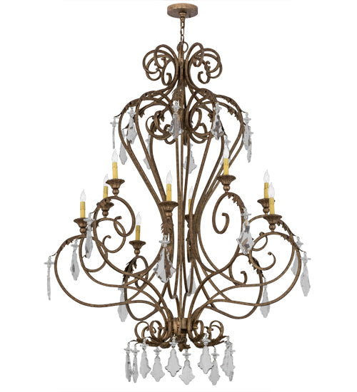 Meyda 48"w Josephine 10 Lt Chandelier- 169309