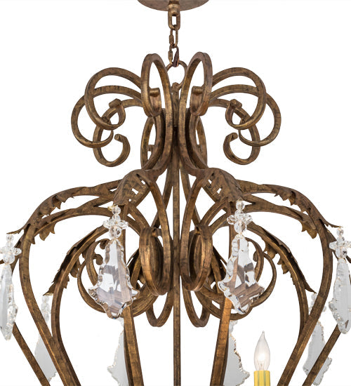 Meyda 48"w Josephine 10 Lt Chandelier- 169309