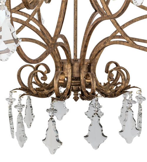 Meyda 48"w Josephine 10 Lt Chandelier- 169309