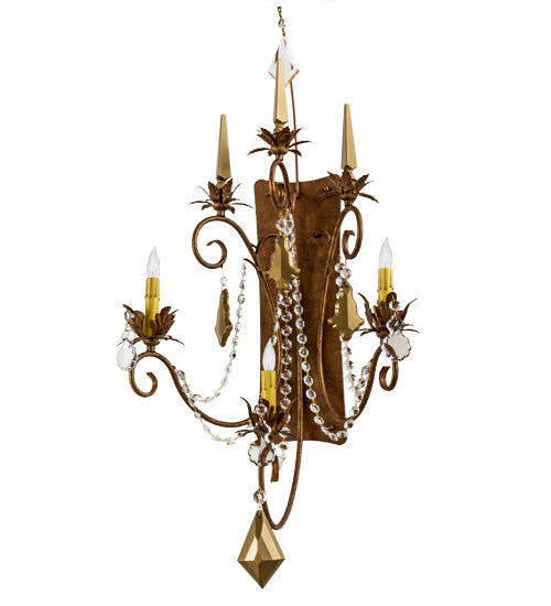 Meyda 21" Wide Minuet 3 Light Wall Sconce- 169773