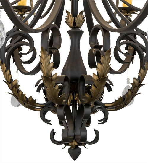 Meyda 54"w Ingrid 12 Lt Chandelier- 169781