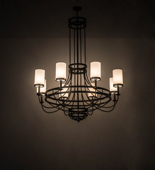 Meyda 60"W Saxony 8 LT Chandelier '171146