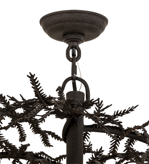 Meyda 48"W Pine Branch Valley View 12 LT Chandelier '173025