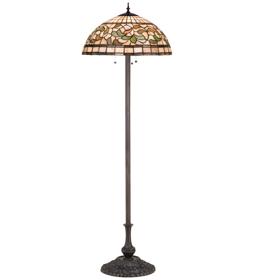 Meyda 63"H Tiffany Turning Leaf Floor Lamp '17534