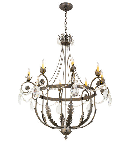 Meyda 40" Wide Antonia 8 Light Chandelier- 178081