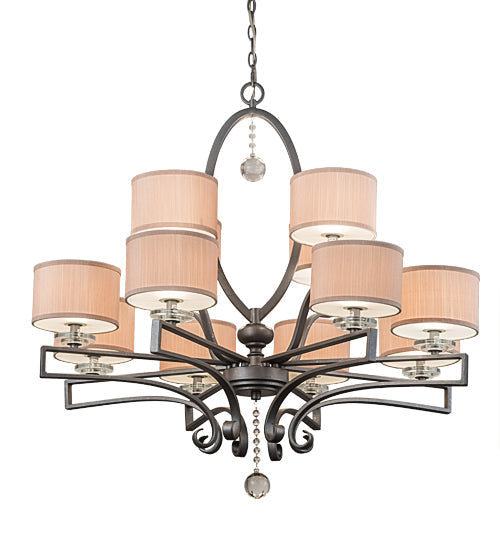 Meyda 40" Wide Croix 12 Light Chandelier- 179474