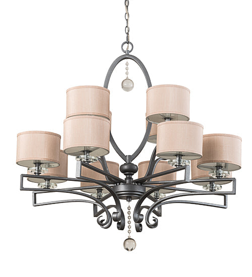 Meyda 40" Wide Croix 12 Light Chandelier- 179474