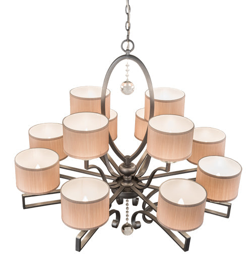 Meyda 40" Wide Croix 12 Light Chandelier- 179474