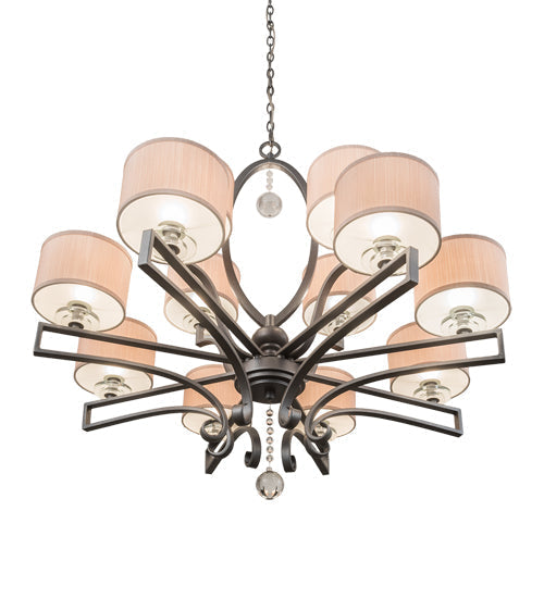 Meyda 40" Wide Croix 12 Light Chandelier- 179474