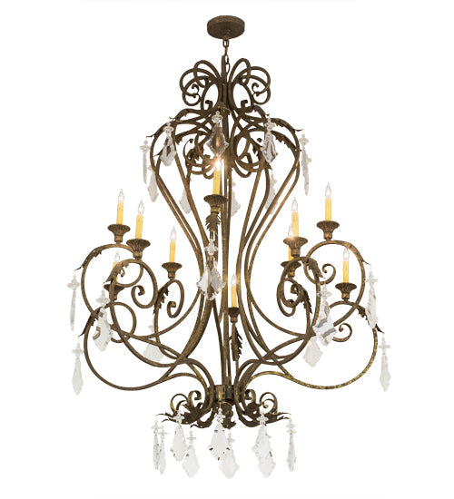 Meyda  48"W Josephine 10 LT Chandelier- 179688