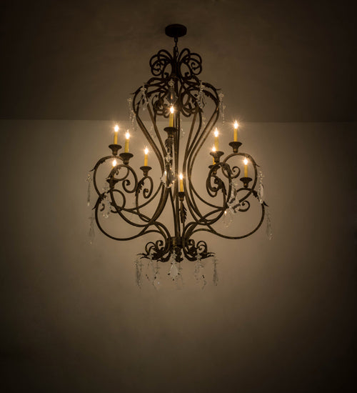 Meyda  48"W Josephine 10 LT Chandelier- 179688