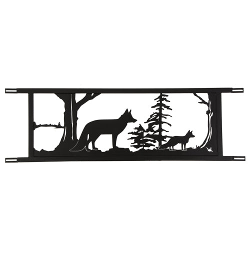 Meyda 94.5"W Neversink Bridge Fox Decor '179789