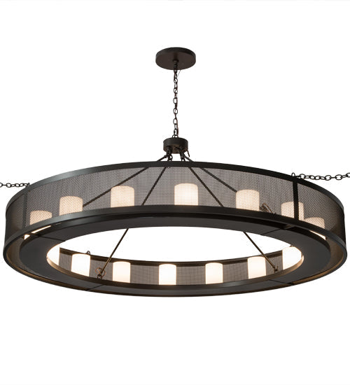 Meyda 78"W Loxley Golpe 16 LT Chandelier '179911