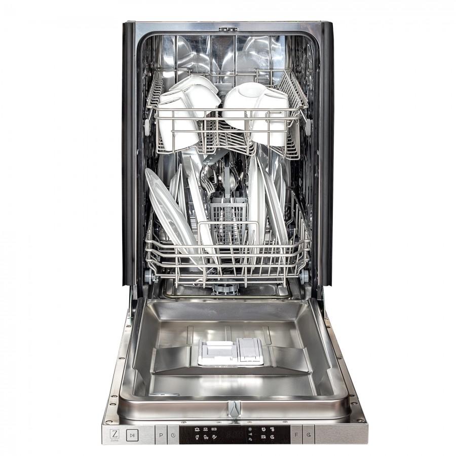 18 in. Compact Stainless Steel Top Control Dishwasher with Stainless Steel Tub and Modern Style Handle 40dBa