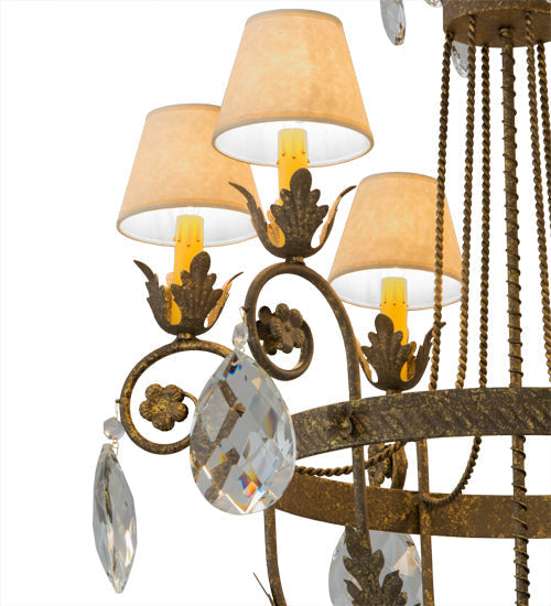 Meyda 26" Wide Antonia 6 Light Chandelier- 180943