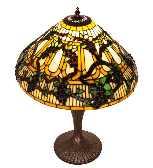 Meyda 23" High Jeweled Grape Table Lamp- 181599