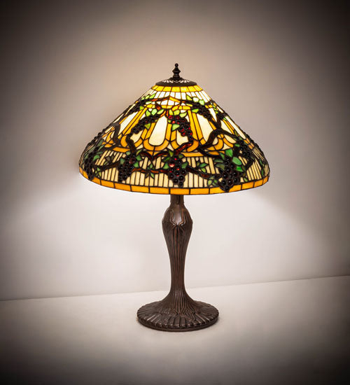 Meyda 23" High Jeweled Grape Table Lamp- 181599