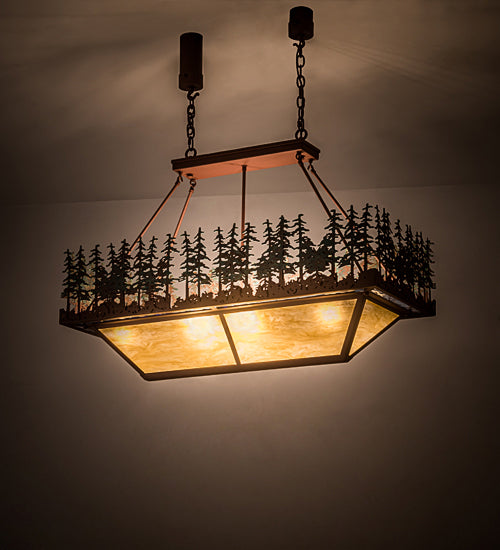 Meyda 42" Pine Lake Oblong Inverted Pendant '181807