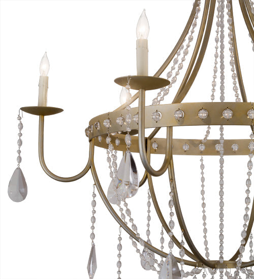 Meyda 42"W Azaleia 6 LT Chandelier- 182546