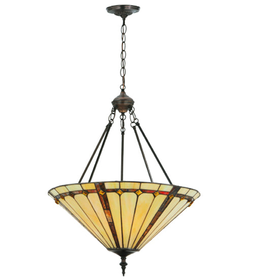 Meyda 24" Wide Belvidere Inverted Pendant '182672