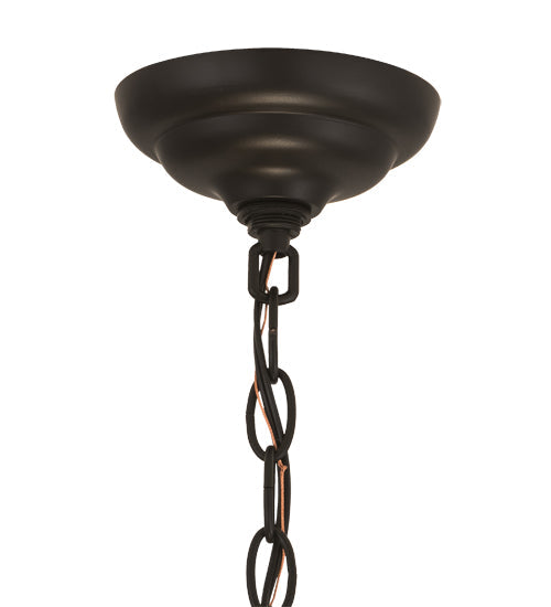 Meyda 20"W Solar Black 3 LT Inverted Pendant Hardware '184620