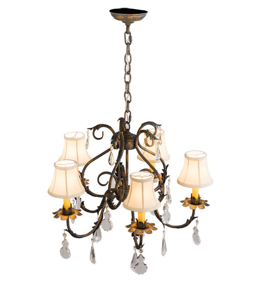 Meyda  25"W Chantilly 5 LT Chandelier- 187283