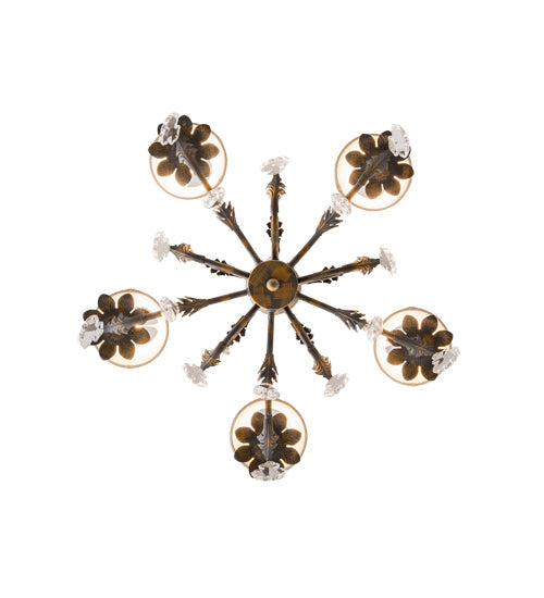 Meyda  25"W Chantilly 5 LT Chandelier- 187283