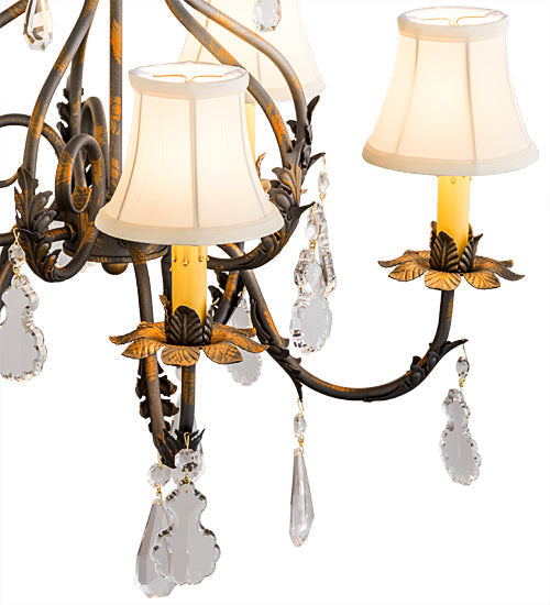 Meyda  25"W Chantilly 5 LT Chandelier- 187283