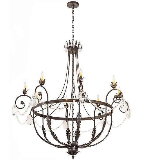 Meyda 58" Wide Antonia 8 Light Chandelier- 188131