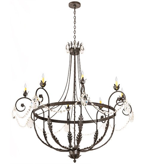 Meyda 58" Wide Antonia 8 Light Chandelier- 188131