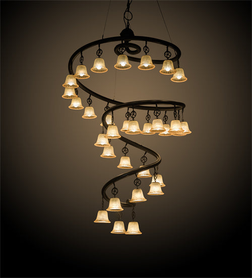 Meyda 60" Wide Zikloi 30 LT Chandelier 188862