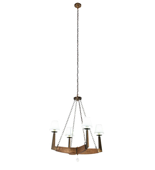 Meyda 42" Wide Arendal 4 Light Chandelier- 195110