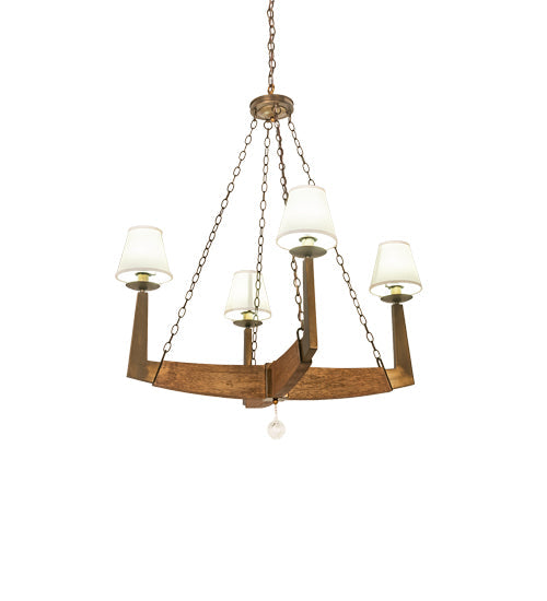 Meyda 42" Wide Arendal 4 Light Chandelier- 195110