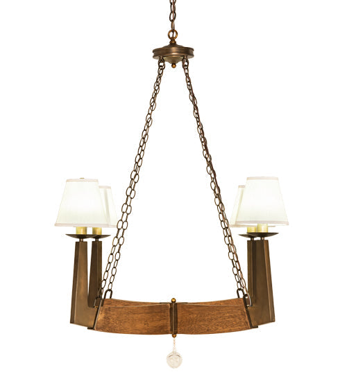 Meyda 42" Wide Arendal 4 Light Chandelier- 195110