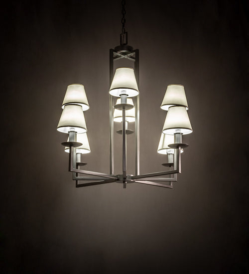 Meyda 43" Wide Porte Tournante 8 Light Chandelier- 197107