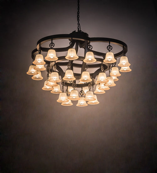 Meyda 65" Wide Cretella 34 LT Chandelier 197782