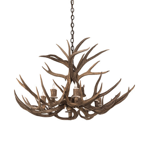 Meyda 38" Wide Antlers Deer 8 Light Chandelier- 200431