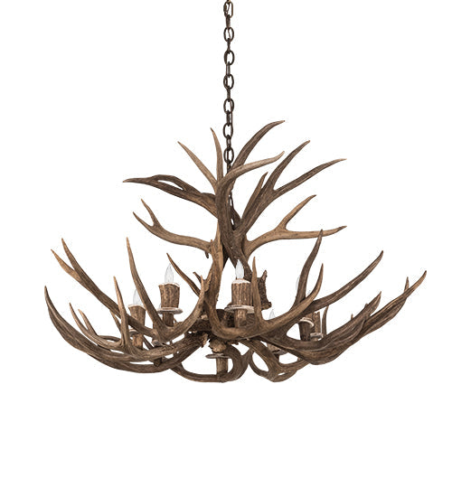 Meyda 38" Wide Antlers Deer 8 Light Chandelier- 200431