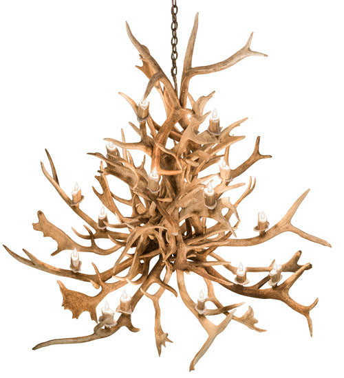 Meyda  65" Wide Antlers Elk 18 Light Chandelier- 200451