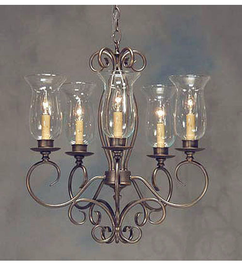 Meyda 22" Wide Calista 5 Light Chandelier 200630