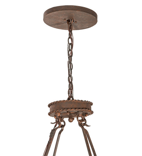 Meyda 60" Wide Loxley Escabroso Chandelier- 201694