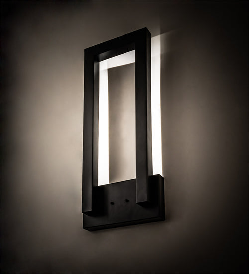 Meyda 14" Wide Quadrato Shadow Wall Sconce- 203426