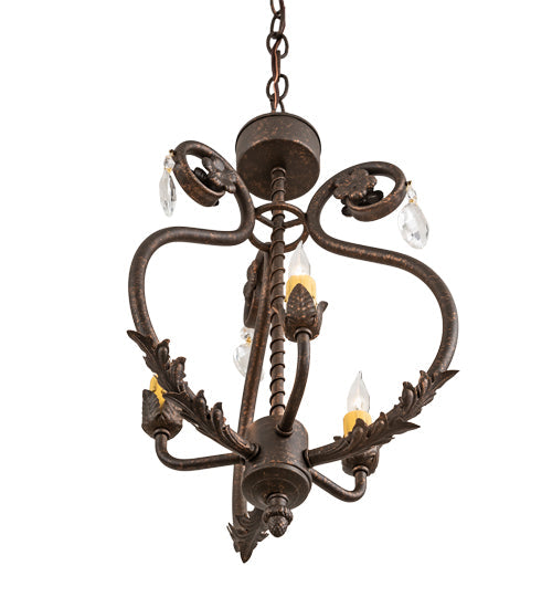 Meyda 12" Wide Antonia 3 Light Chandelier- 204679