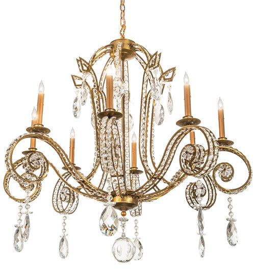 Meyda 40" Wide Lucerne 8 Light Chandelier- 204918