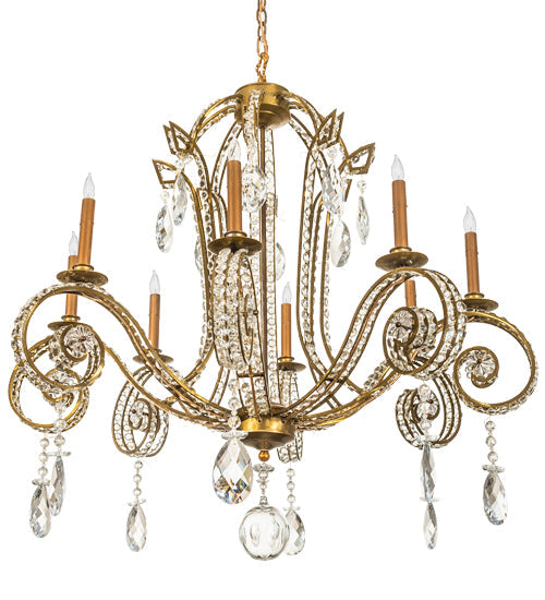 Meyda 40" Wide Lucerne 8 Light Chandelier- 204918