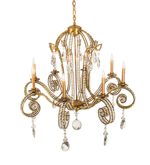 Meyda 40" Wide Lucerne 8 Light Chandelier- 204918